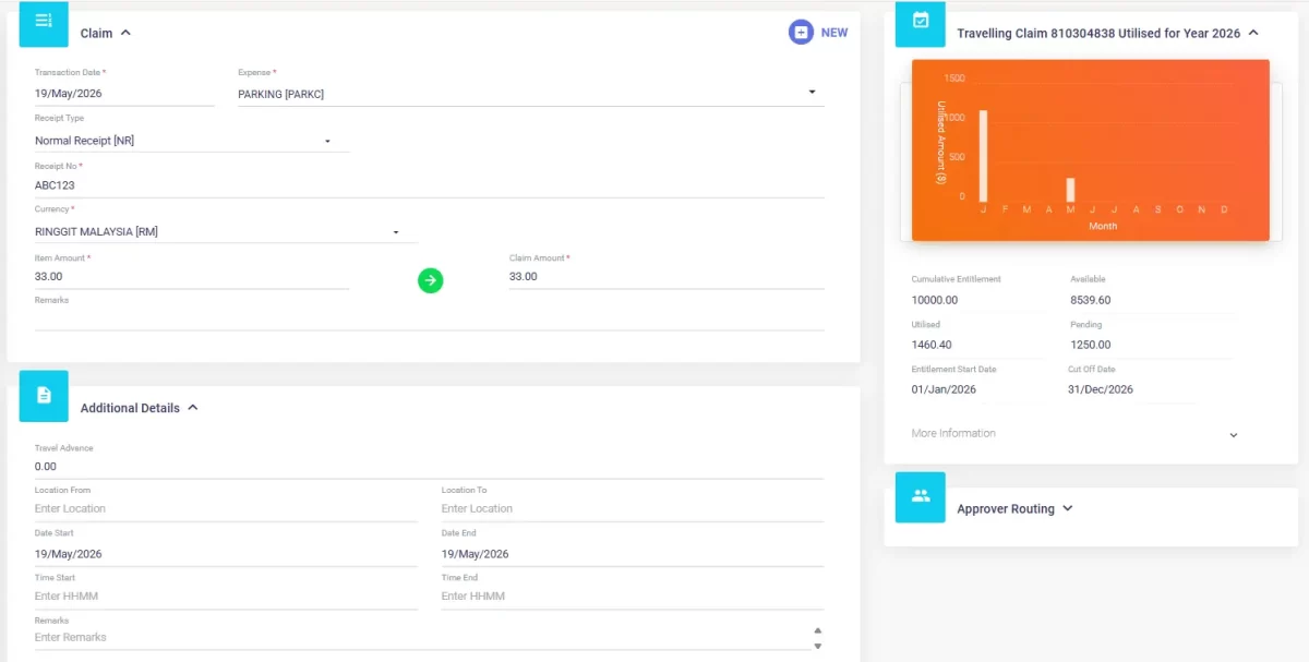 3B6.Employee Self Service-eClaim